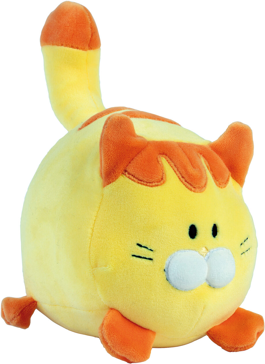 Animaux toudoux - 13cm - 6 modèles - Chat jaune