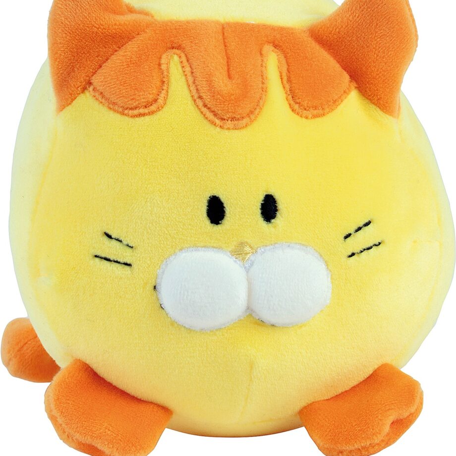 Animaux toudoux - 13cm - 6 modèles - Chat jaune